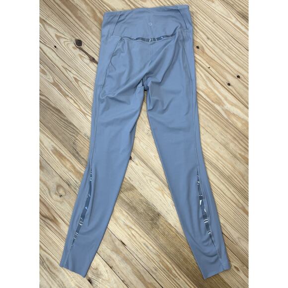 Lululemon Gloss Trim Run SHR Tight 28” *Nulux Size 6 Rhino Grey - Picture 3 of 5